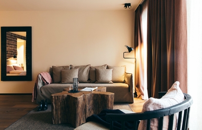 Bronze Suite–DAS RIVUS–Designsuiten in Leogang Österreich